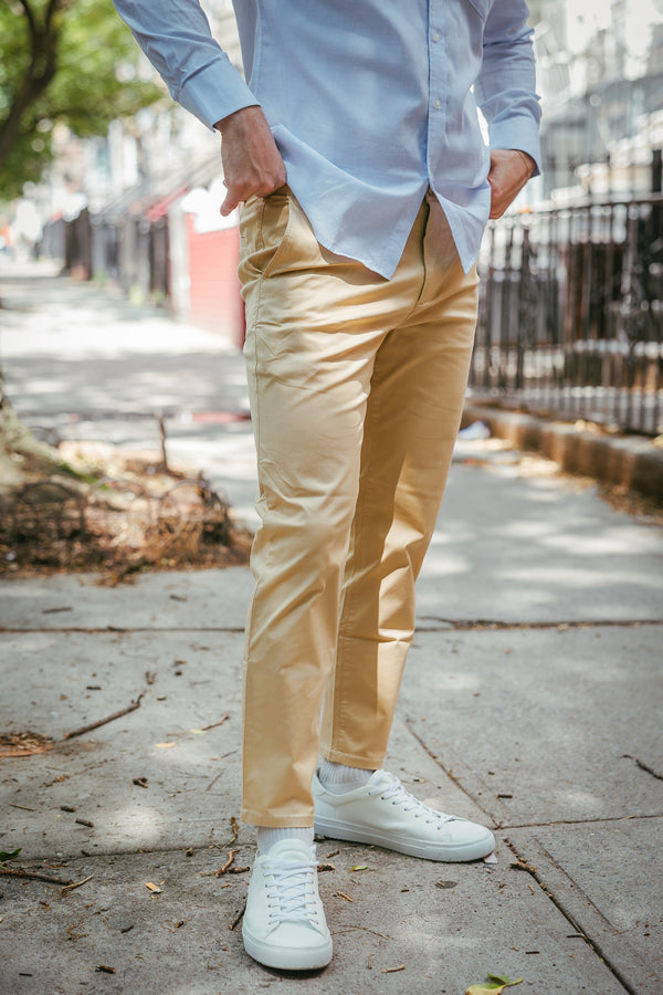 Lightweight Stretch Chino Tan