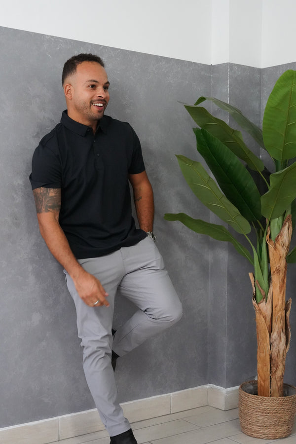 Tech Polo Black