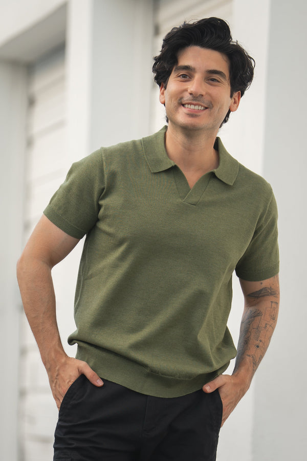 Sweater Polo Kelp