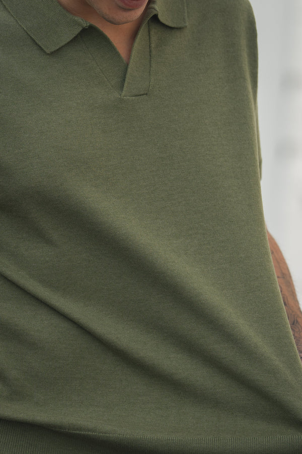 Sweater Polo Kelp