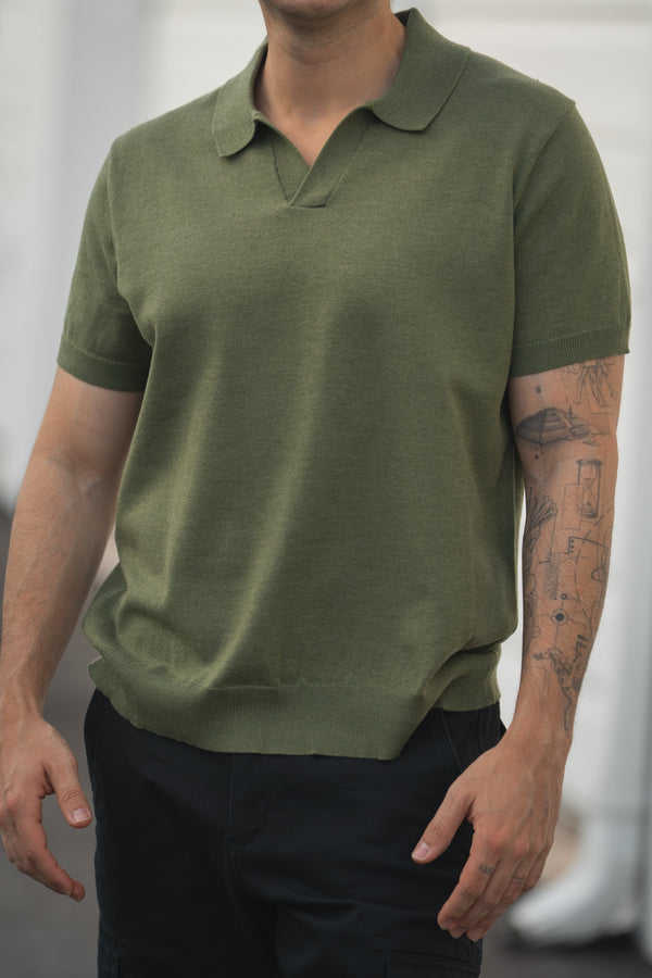 Sweater Polo Kelp