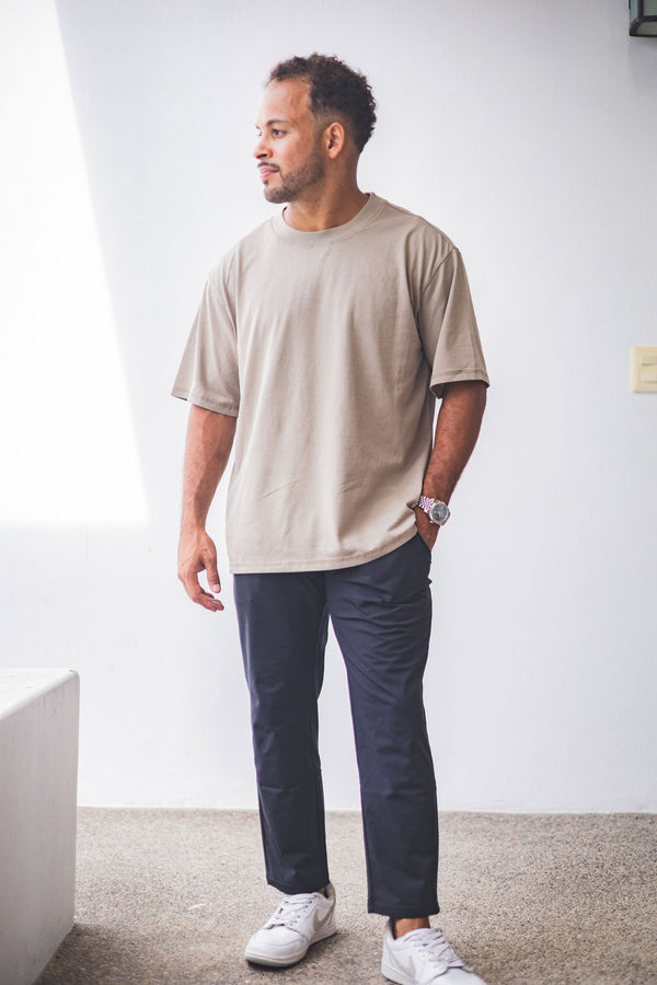 Core T-Shirt Loose Fit Taupe