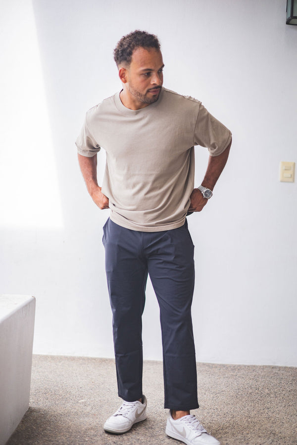 Core T-Shirt Loose Fit Taupe