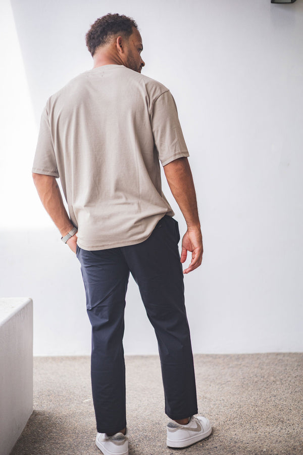 Core T-Shirt Loose Fit Taupe