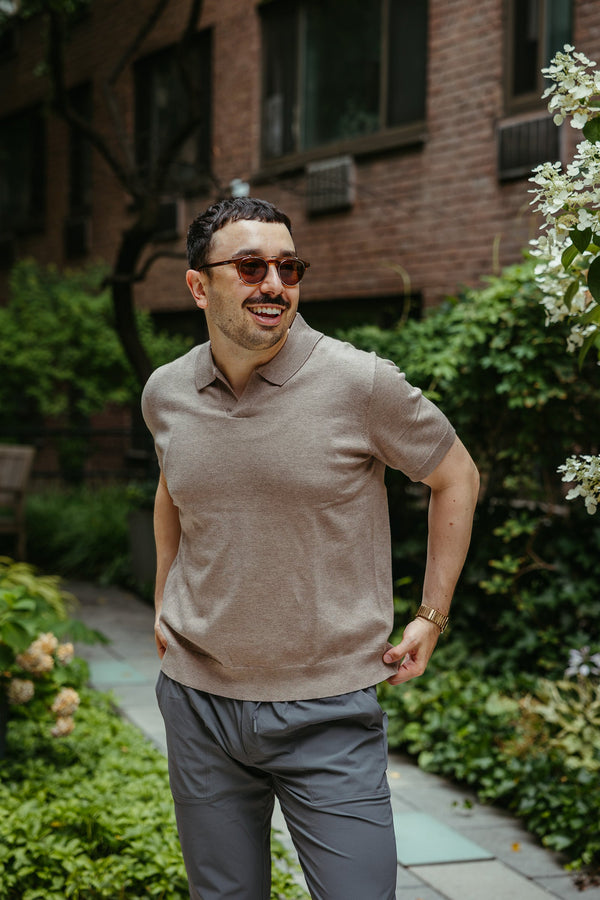 Sweater Polo Oatmeal