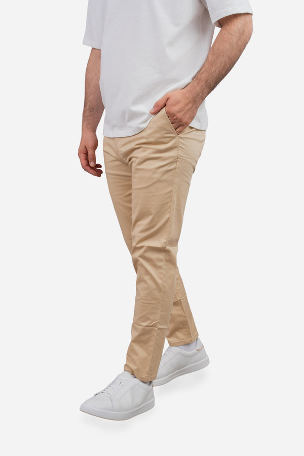 Lightweight Stretch Chino Tan