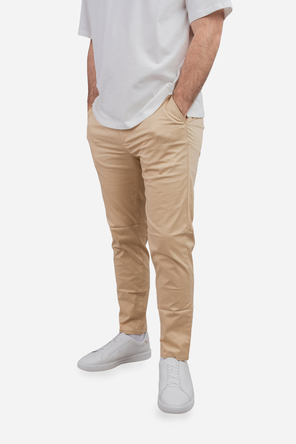 Lightweight Stretch Chino Tan