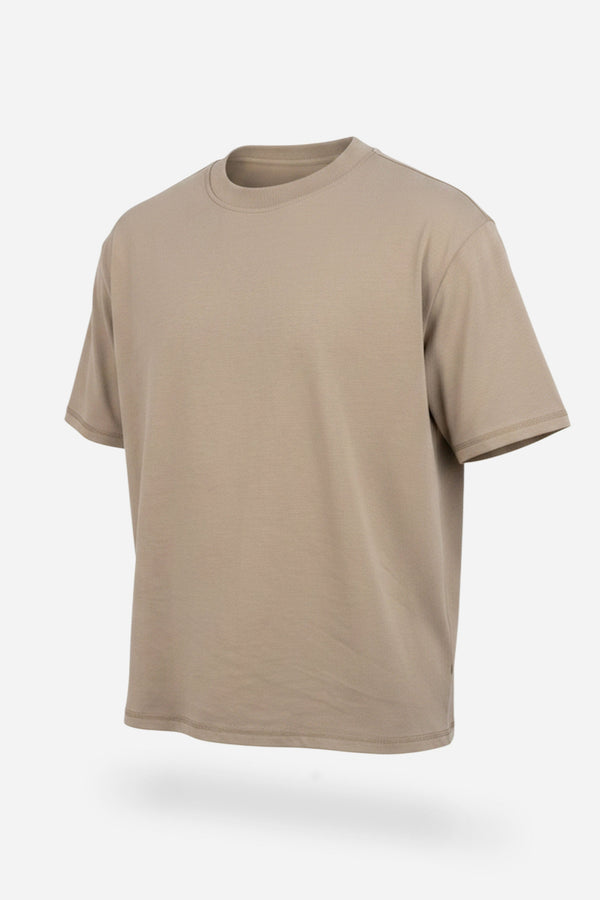 Core T-Shirt Loose Fit Taupe