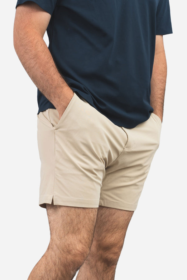 Pace Performance Shorts Khaki
