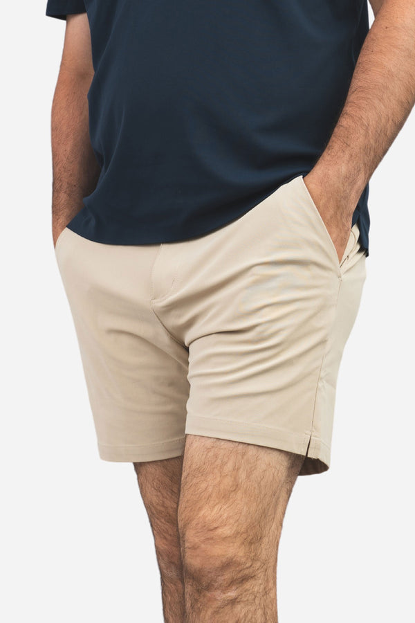 Pace Performance Shorts Khaki