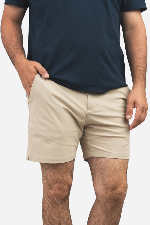 Pace Performance Shorts Khaki